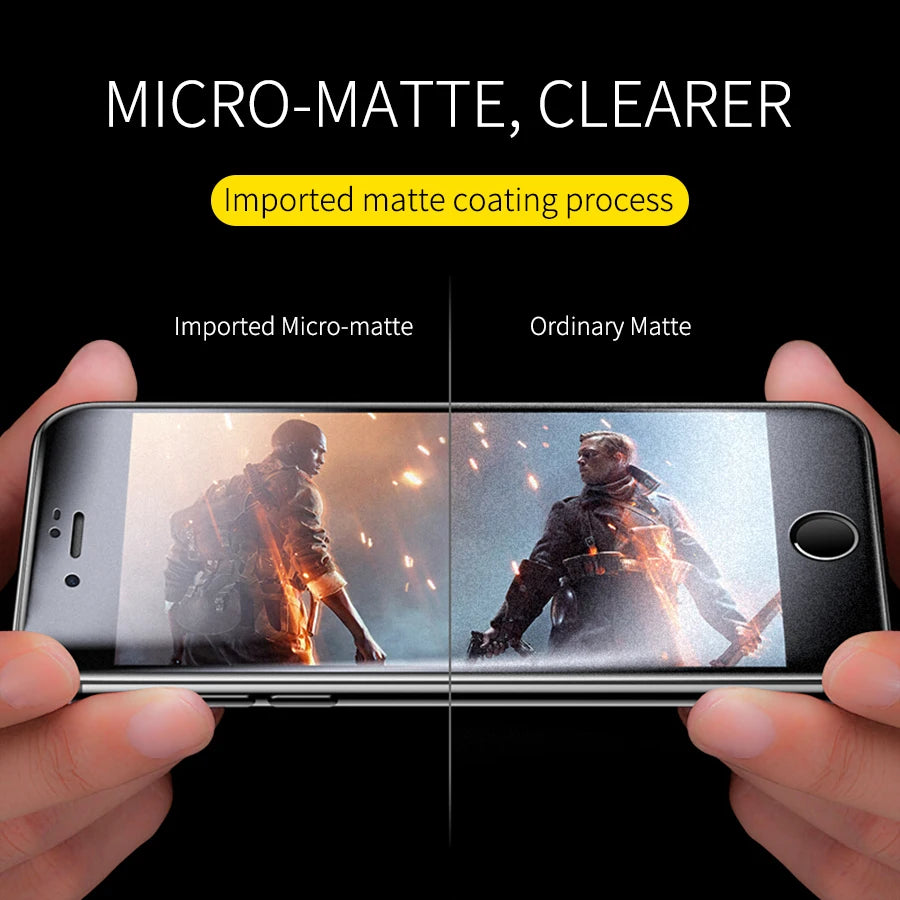 Matte Screen Protector for Iphone 17 16 15 14 13 12 11 Pro Ceramic Soft Glass for Iphone 17 Pro Max Ceramic Film