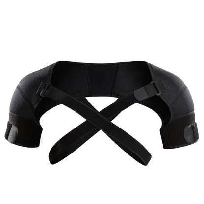 Adjustable Breathable Shoulder Support Strap Cross Cross Shoulder Strap Compression Brace for Shoulder Pain Relief