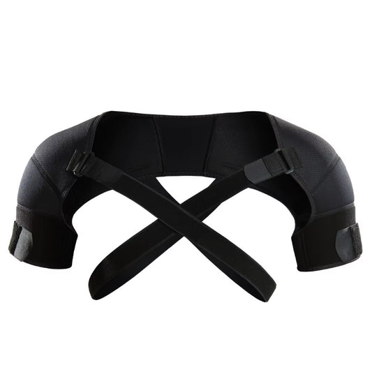 Adjustable Breathable Shoulder Support Strap Cross Cross Shoulder Strap Compression Brace for Shoulder Pain Relief