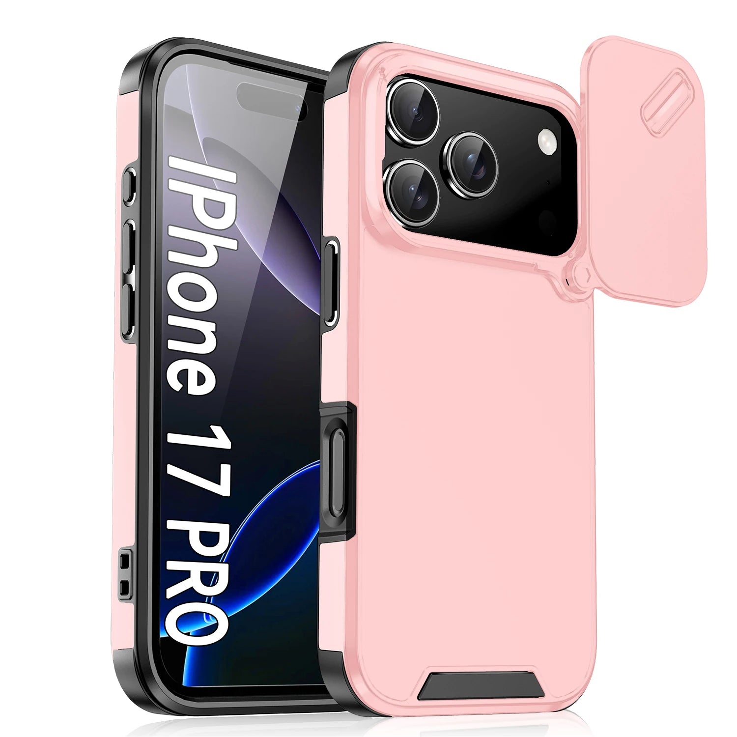 Anti-Collision Shockproof Case for  17 Pro Max 17Air 17Pro 16E Cover Slide Camera Protective Cases for  17 Air Cover