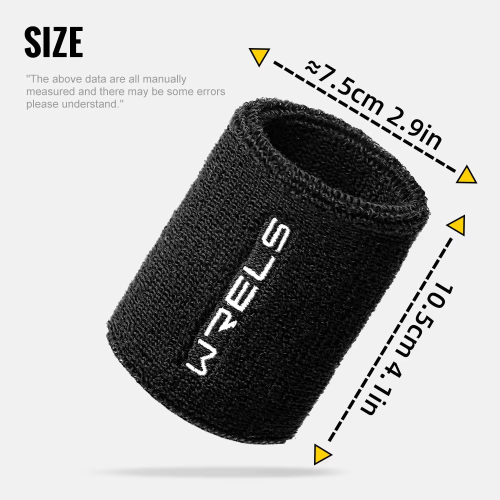 WRELS Wristbands Sweatbands Absorbent Stretchable Wrist Bands for Working Out Quick Drying Wrist Sweat Bands for Fitness