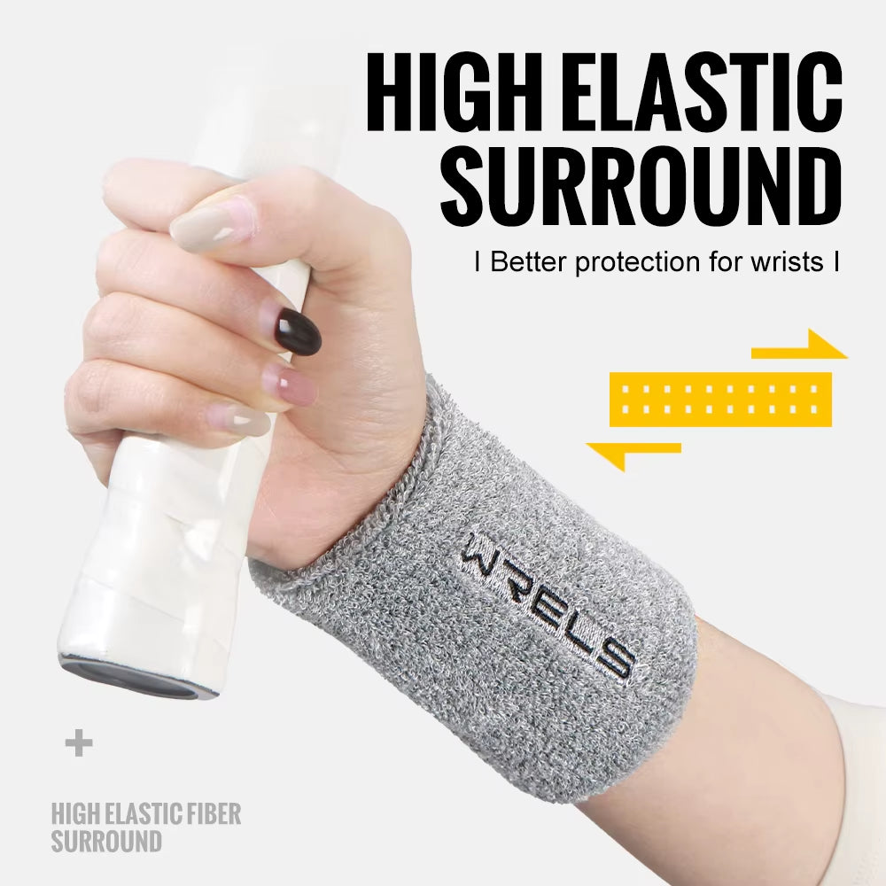 WRELS Wristbands Sweatbands Absorbent Stretchable Wrist Bands for Working Out Quick Drying Wrist Sweat Bands for Fitness