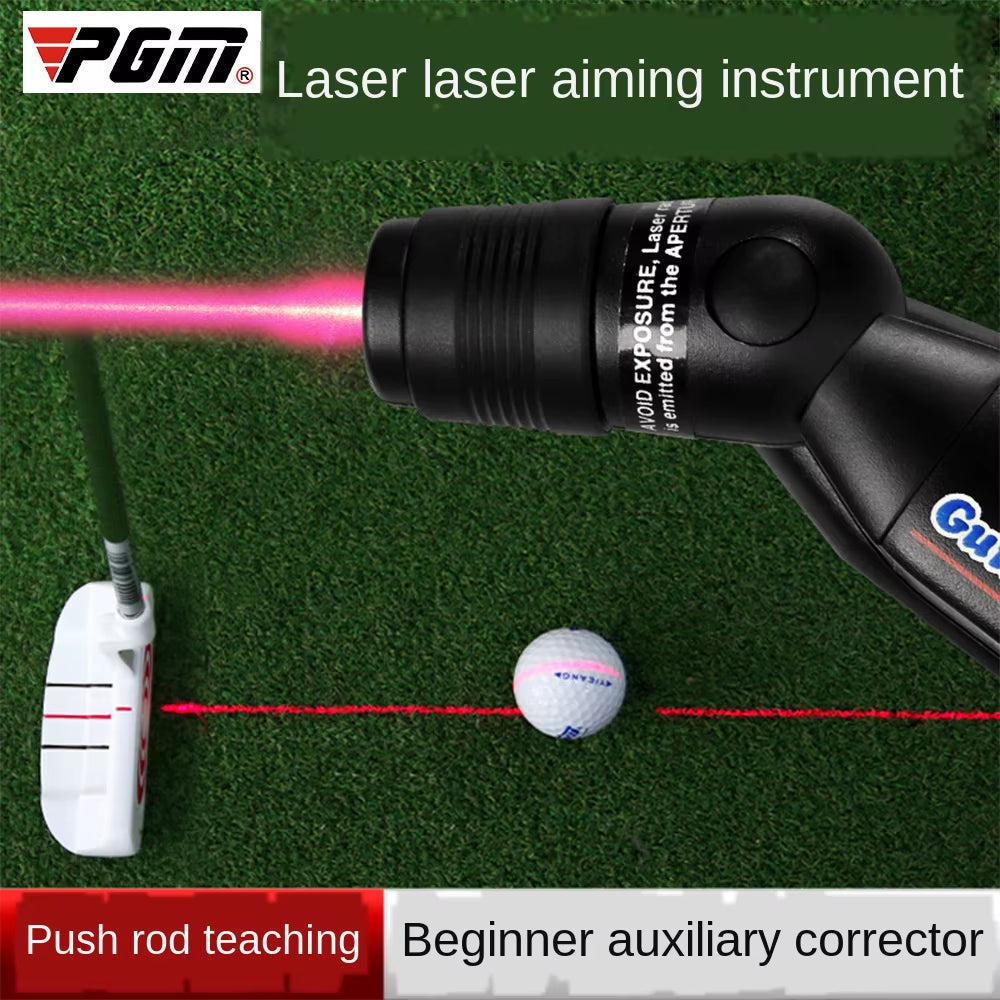 Golf Putter Laser Sight Training Device for Indoor Instruction and Precision Aiming