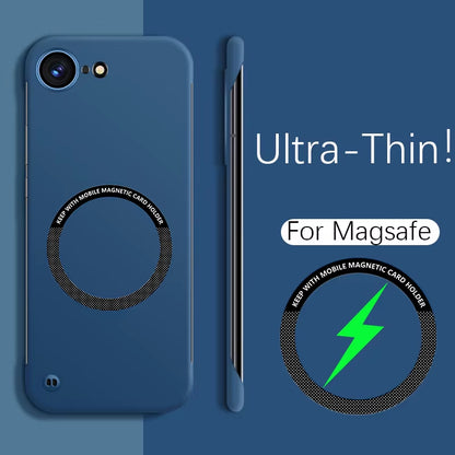 Luxury Ultra-Thin Cooling Frameless for Magsafe Case for Iphone 17 Air 16E 16 15 14 13 12 11 Pro Max plus SE4 Magnetic PC Cover