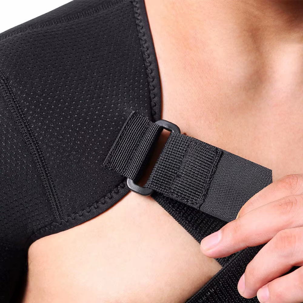Adjustable Breathable Shoulder Support Strap Cross Cross Shoulder Strap Compression Brace for Shoulder Pain Relief