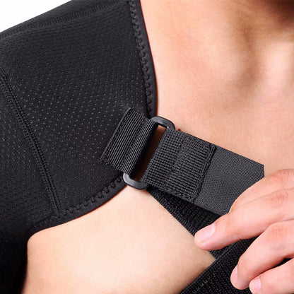 Adjustable Breathable Shoulder Support Strap Cross Cross Shoulder Strap Compression Brace for Shoulder Pain Relief