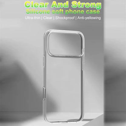 Ultra Thin Clear Shockproof Phone Case for Iphone 17 Pro Max Transparent Soft Silicone TPU Cases for Iphone 17 Air Back Cover